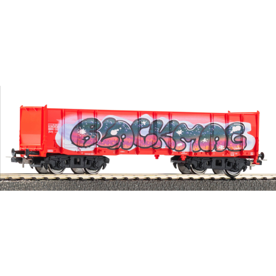 PIKO 57032 – Start-Set Kids: Pociąg Towarowy BR 218 DB AG z 2 Wagonami Eaos (H0, 1:87)